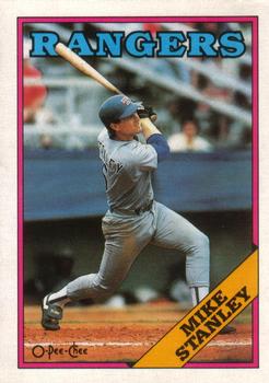 1988 O-Pee-Chee Baseball Cards 219     Mike Stanley